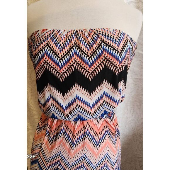 DK Lularoe strapless maxi dress - Picture 2 of 8